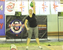 Александра Щелкунова стала второй в дисциплине — "рывок" (Фото — УСС "Факел")