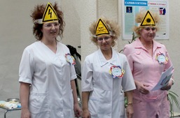 В конкурсе медсестры показывали не только свои профессиональные качества, но и творческие способности