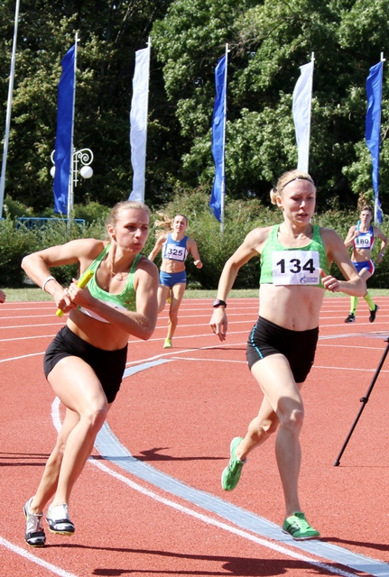 Женская команда Общества по легкой атлетике показала высокий уровень подготовки и заняла первое место