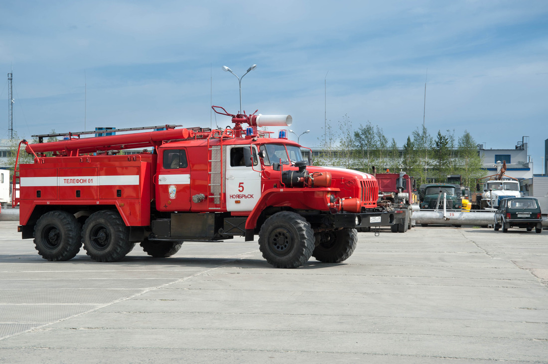 Дополнительный осмотр прошли все пожарные машины в линейных производственных управлениях магистральных  газопроводов