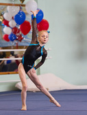 Сургутская спотсменка Ольга Долгушина стала лидером в группе гимнасток III разряда