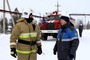 Газовики Пуртазовской промплощадки отработали действия по ликвидации аварии на газопроводе совместно со специалистами пожарной охраны (Фото — Юрий Меремкулов)
