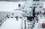 Зимовать суда ООО «Газпром трансгаз Сургут» будут на нескольких площадках. Основной караван флота разместился в затоне сургутского ЗСК, в ремонтно-отстойном пункте №1.  (Фото — Оксана Платоненко)