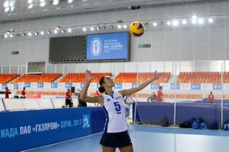 Капитан волейбольной команды Наталья Лушникова всегда настроена побеждать, а иначе и выходить на площадку не стоит