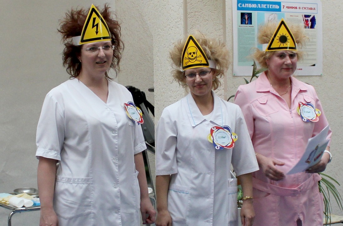 В конкурсе медсестры показывали не только свои профессиональные качества, но и творческие способности