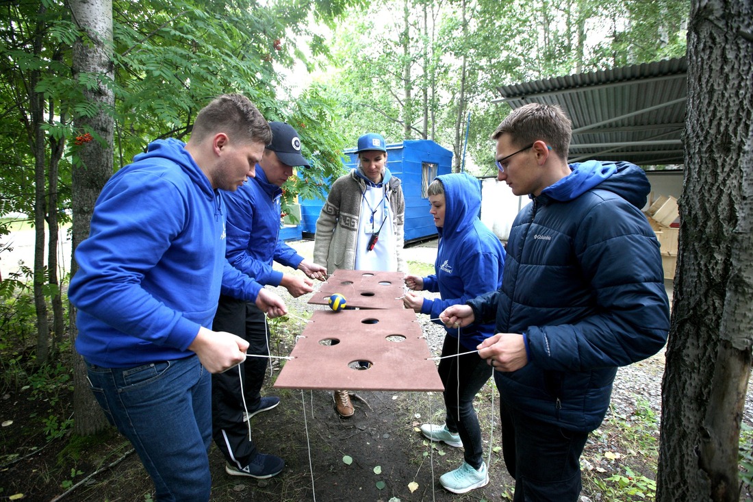 Совет молодых ученых и специалистов провел для новичков игры на командообразование (Фото — Юрий Меремкулов)