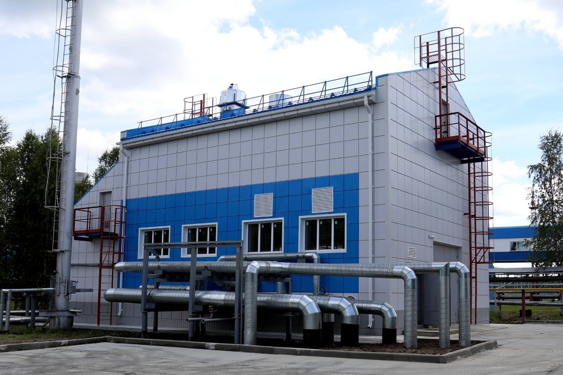 Станция хозяйственно-питьевого производственного и противопожарного водопровода размещена в модульном корпусе (Фото Юрий Меремкулов)