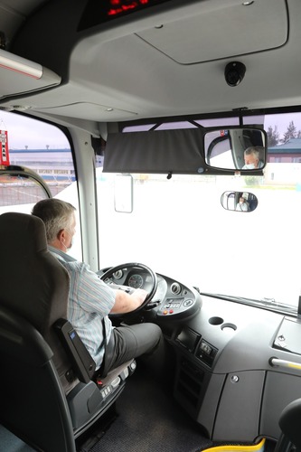 Камеры в автобусе позволят предотвратить дорожные происшествия (Фото — Оксана Платоненко)