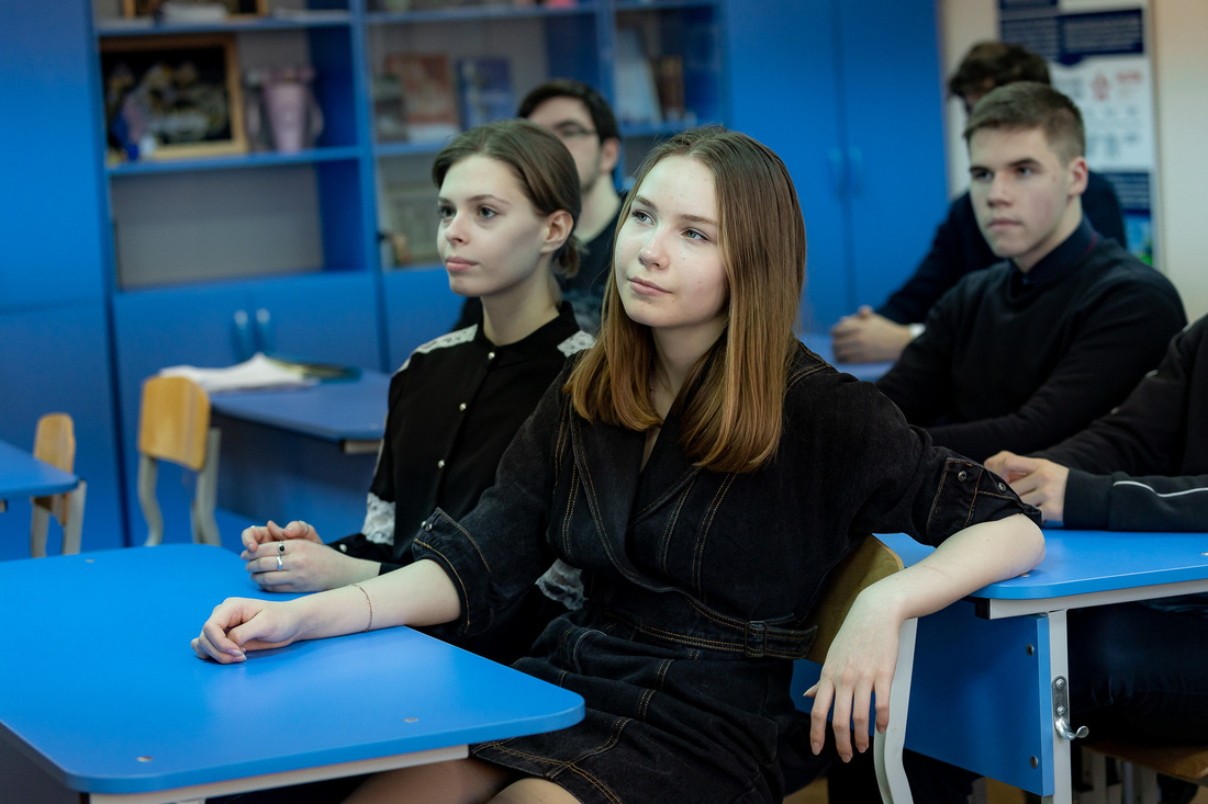 Старшеклассники уже в школе намерены строить свою карьеру (Фото — Евгений Попов)