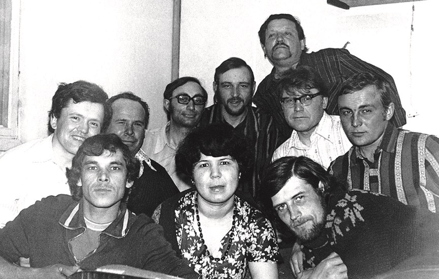Первый коллектив КС-5. 1980 год. (Фото из архива ООО "Газпром трансгаз Сургут")