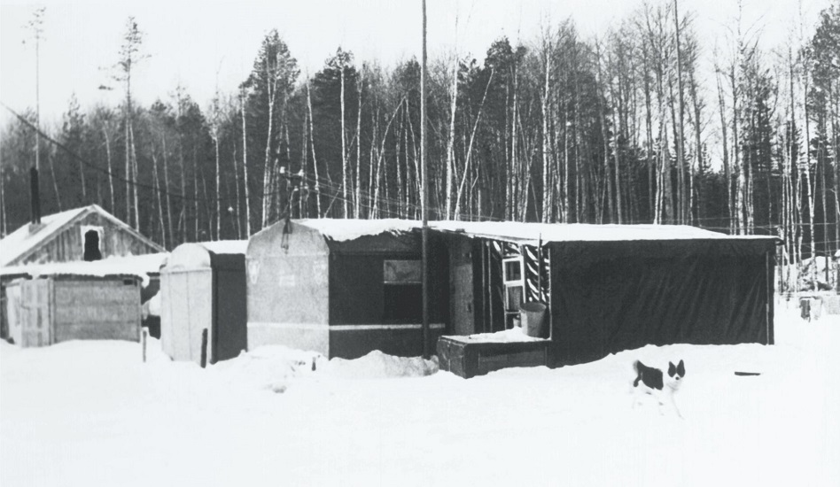 Типичный рабочий поселок газовиков (1977 год)(Фото из архива ООО "Газпром трансгаз Сургут")