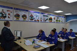 Кабинет подготовки персонала линейно-эксплуатационной и газо-распределительной служб.