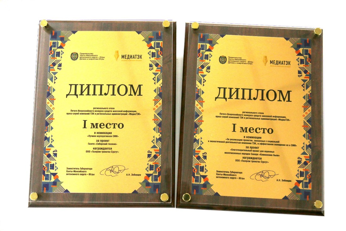 Проекты ООО "Газпром трансгаз Сургут" оценило профессиональное жюри и отметило дипломами (Фото — Юрий Меремкулов)
