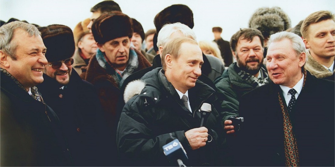 Визит В.В. Путина на ЗСК. 2000 год. (Фото из архива ООО "Газпром трансгаз Сургут")