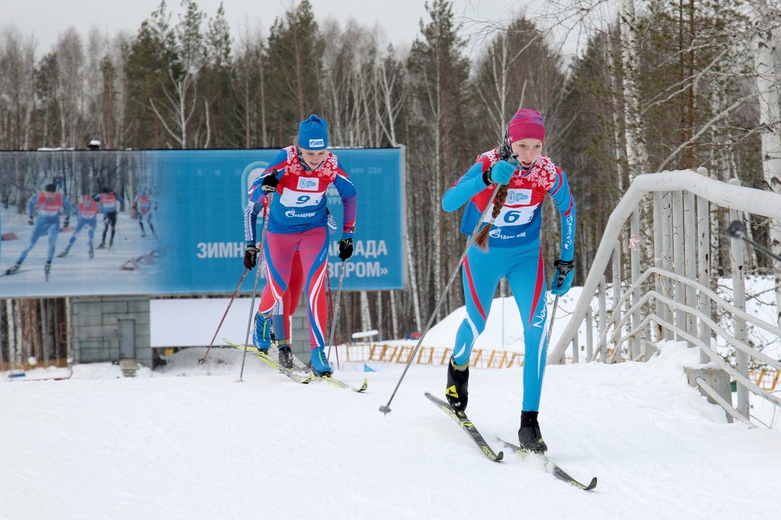 Спортсмены ООО "Газпром трансгаз Сургут" показывают высокие результаты в лыжных гонках (Фото — Сергей Бородин)